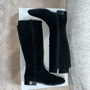 NWT Marc Fisher Black Suede Boots